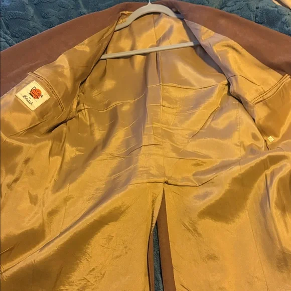 Men's Brown Blazer desert suede. vintage.